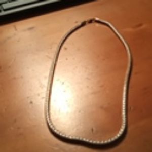 Wheat link necklace